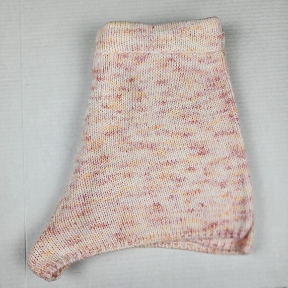 NWOT Sundown By Splendid Knit Shorts Cotton Blend Cream Pink Loungewear Size M - Picture 8 of 12